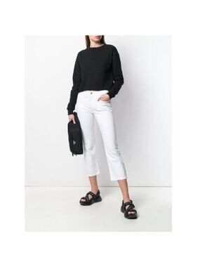 Current/Elliott Cropped Flare Jeans
